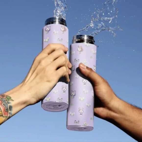 Animal Crossing Stainless Steel Water Bottle Brand new - Picture 6 of 16